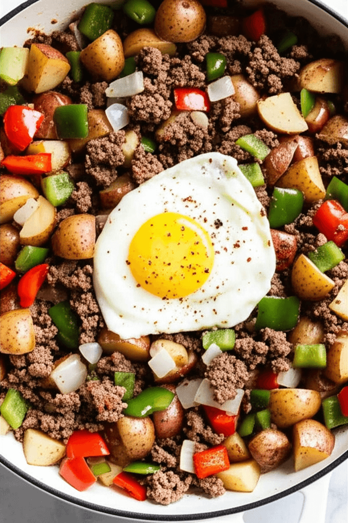 Pulled Pork Breakfast Skillet