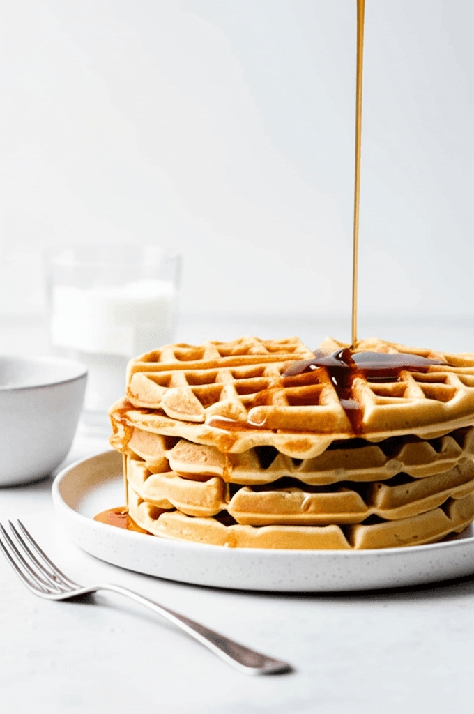 Overnight Sourdough Waffles