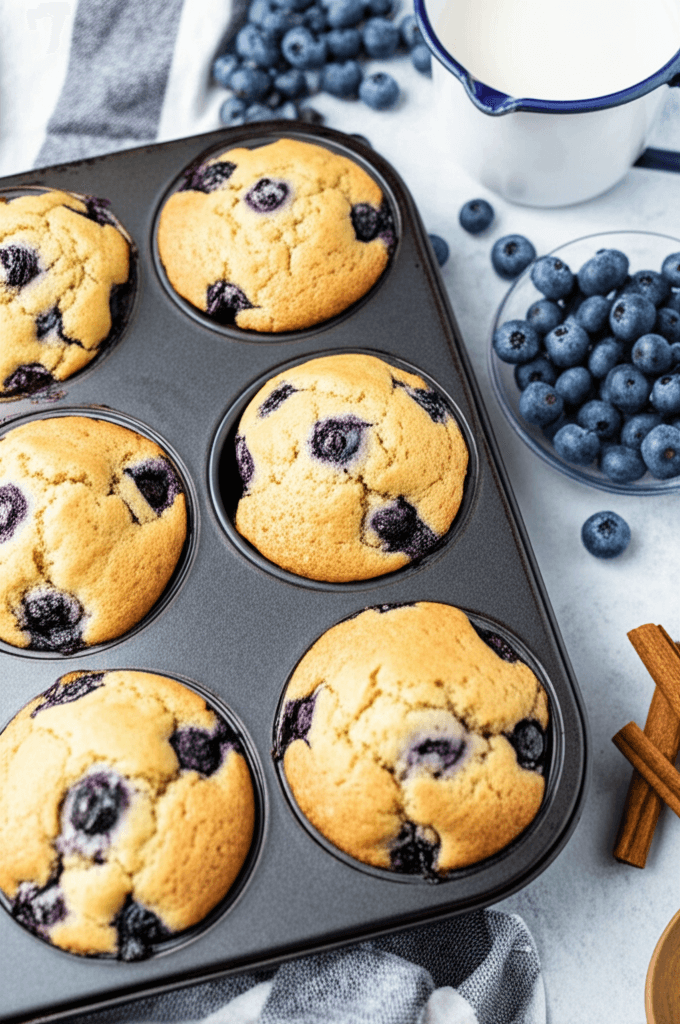 Best Bakery Style Blueberry Muffins