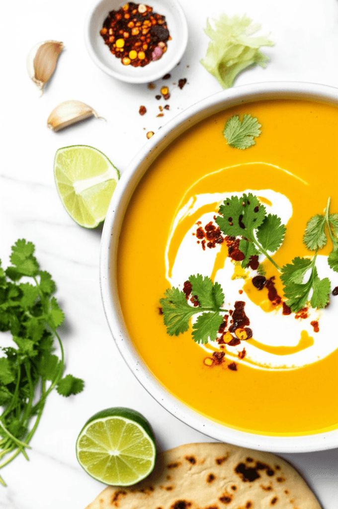 Thai Coconut Curry Butternut Squash Soup