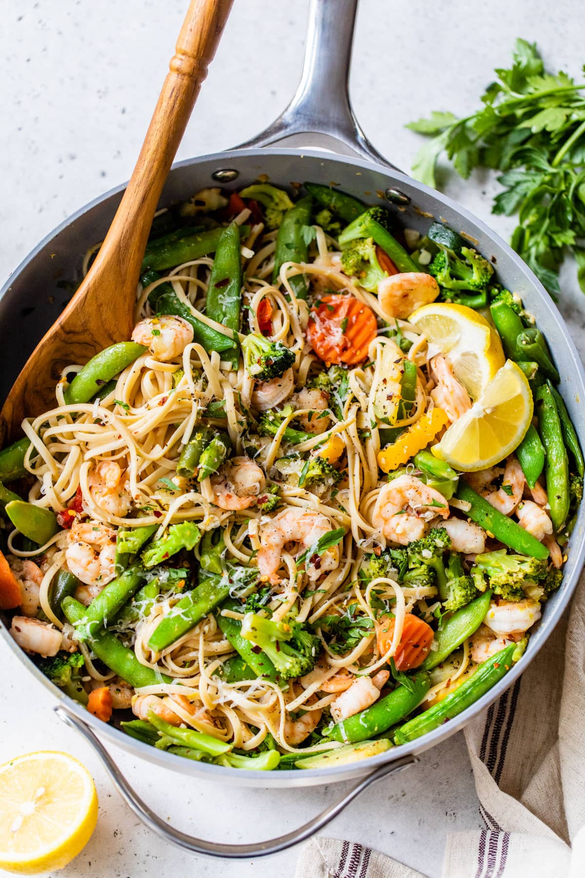 Garlic Shrimp Pasta